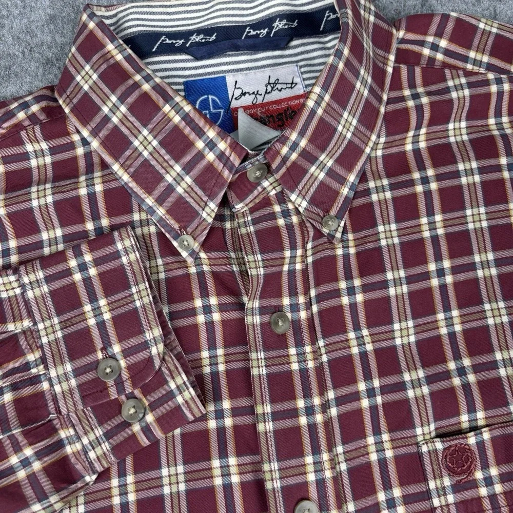 Wrangler George Strait Cowboy Collection Shirt Mens 2XL Western Rodeo Big & Tall
